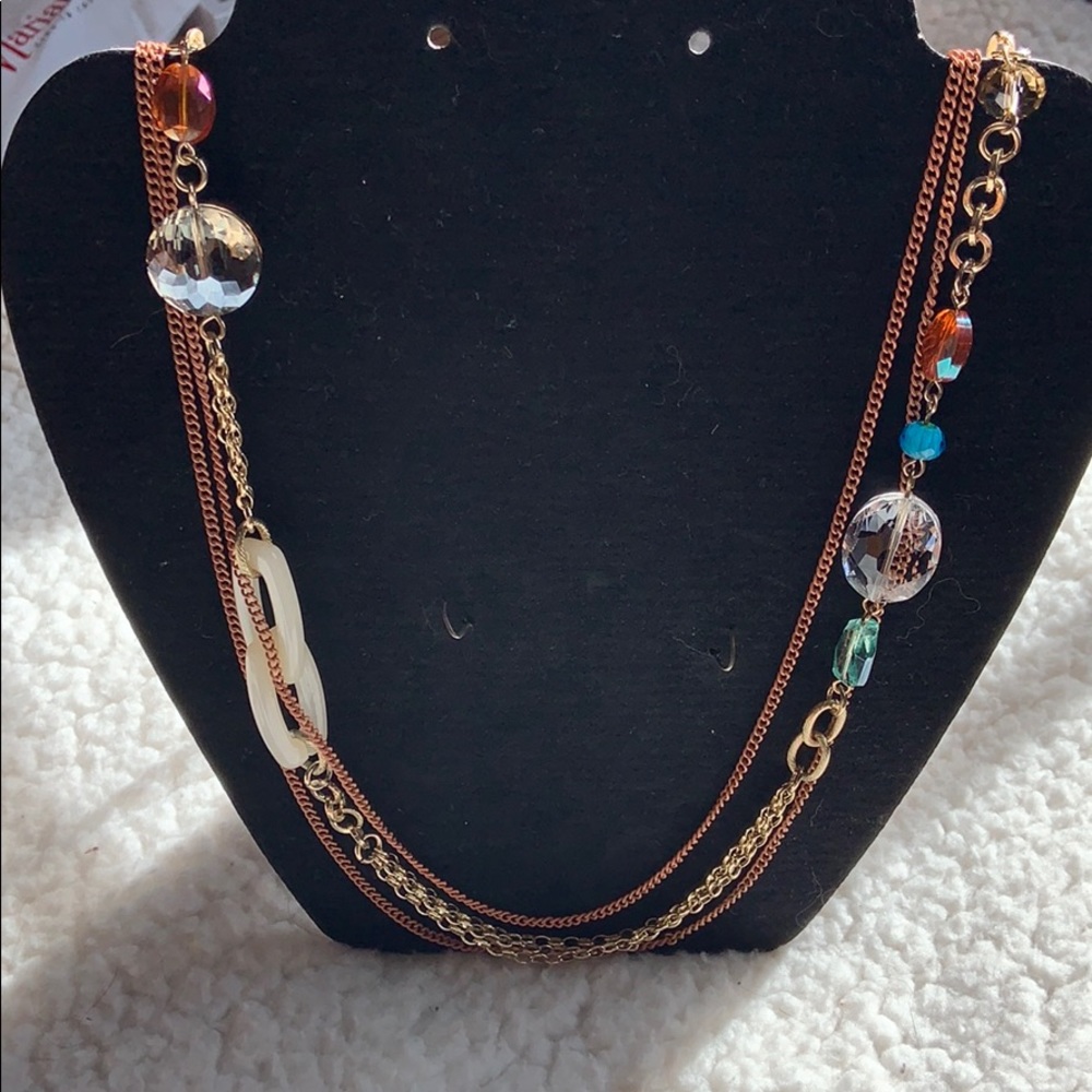 Long Multi-strand Necklace - Picture 3 of 5